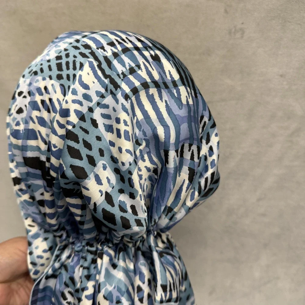 Hats For‎ You Bandana Womens One Size Blue Calypso Denim Fantasy Headscarf